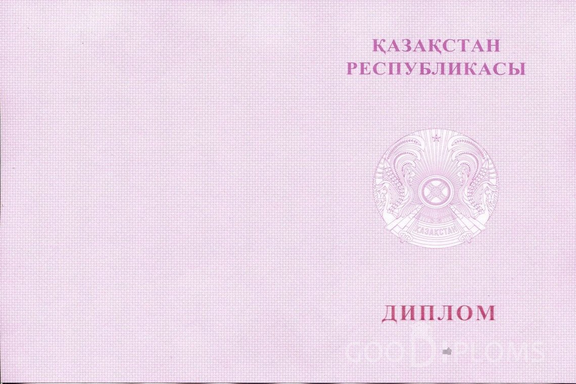 Казахский диплом магистра с отличием - Обратная сторона- Москву