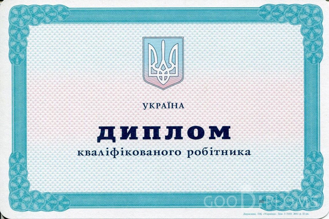 Украинский диплом пту - Москву